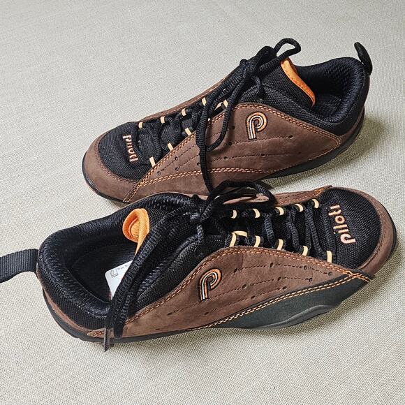 Piloti Brown Leather Driving Comfort Shoes Size 7 - Picture 4 of 12